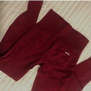 AYBL Maroon Leggings